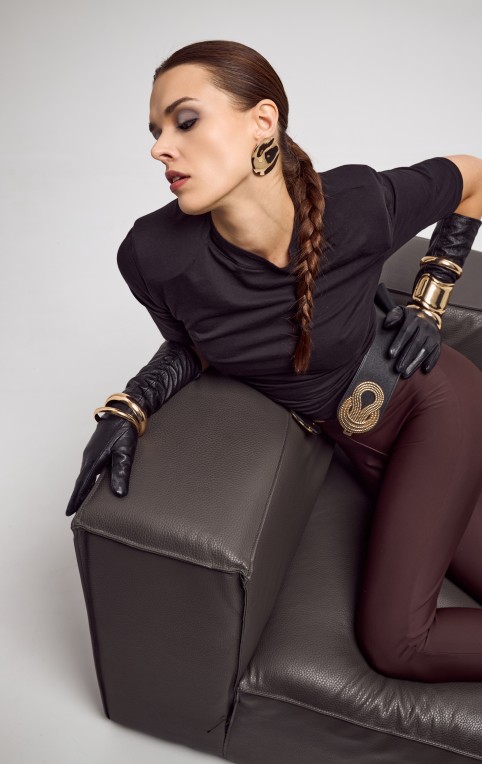 Футболка з плечима Молочна